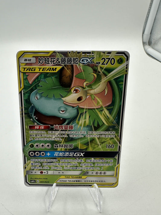 Venusaur & Snivy GX Limited Edition Non Holo (Singles)