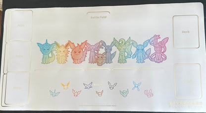 (Back Order) Eeveelution Playmat and Holder (Accessories)